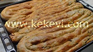 Ispanaklı Börek El Açması  Kekevi Börek Tarifleri [upl. by Adoc819]