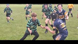 NHSOB u13s v Abercarn Junior Rugby Boys 15924 First game of the season Scrum Half [upl. by Guillemette]