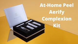 THE ATHOME FACE PEEL AERIFY COMPLEXION KIT  FACE PEEL  Dr Jason Emer [upl. by Bruckner]