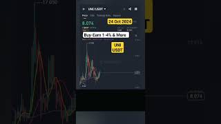 UNI Coin  Binance Earn Crypto Trading earnmoneyonline makemoneyonline trading crypto shorts [upl. by Ahsiened]