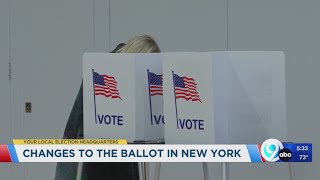 Changes to the ballot in NY [upl. by Lyndsey998]