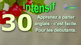 Cours anglais en ligne  Сonversation pour les débutants  beginners Intensif YouTube Leçon 30 [upl. by Enomys]