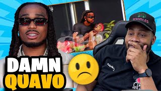 Reaction Quavo  Over H amp Bs Chris Brown Diss [upl. by Amand703]