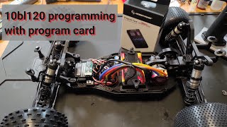 Hobbywing Quicrun10BL120 programming using HW30501003  HOBBYWING LED PROGRAM CARD [upl. by Adnahs641]