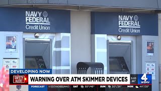 Warning about ATM skimmer devices at Clarksville bank [upl. by Hernando]