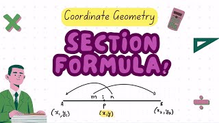 7 Introduction to Section Formula  Coordinate Geometry  Class 10th Mathematics [upl. by Tiraj801]