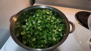 How To Deslime Okra [upl. by Emelyne616]