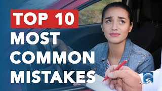 Top 10 Most Common Mistakes to Avoid on Your Drivers Test [upl. by Naerad]