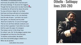 Othello Soliloquy Act 3 Scene 3 Analysis [upl. by Nairam]