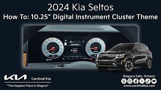 Refreshed 2024 Kia Seltos  How To Change Your 1025quot Digital Instrument Cluster Theme [upl. by Giark]