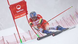 AUDI FIS Ski World Cup  Mens giant slalom  Adelboden SUI 1st run Jan 6 2024 [upl. by Eiffub]