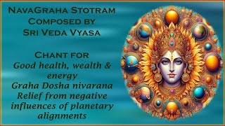 Learn NavaGraha Stotram  2  By Sri Veda Vyasa  Graha Dosha nivarana  StotraSagar [upl. by Candide]