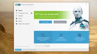 ESET NOD32 Antivirus  How To Temporarily DIsable Protection [upl. by Naxor288]