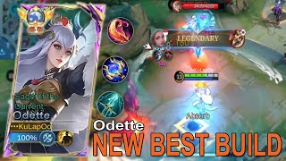 Odette NEW BEST BUILD  Gameplay 2024  Mobile Legends [upl. by Hsirk28]