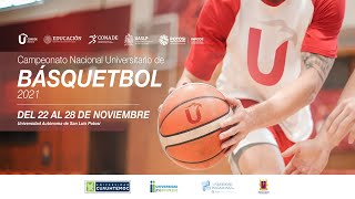 Inauguración del Campeonato Nacional Universitario de Básquetbol 2021 [upl. by Eng]