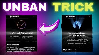 NEW UNBAN TRICK INSTAGRAM 10000 WORKING  TEAM APEX 💥 [upl. by Preston]