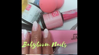 Babyboom Op Mijn Eigen Nagels  met pink gellac ♥ Diamantnails [upl. by Dnivra660]