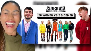 20 WOMEN VS 2 SIDEMEN ANGRY GINGE amp DANNY AARONS EDITION  Reaction [upl. by Colburn163]