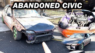 Abandoned Civic Restoration Ep 1 [upl. by Kcirredal]