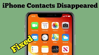 Contacts Disappeared on iPhone iOS 17 Fixed [upl. by Georgy]