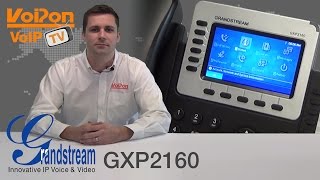 Grandstream GXP2160 HD IP Phone Video Review and Unboxing [upl. by Johnstone]