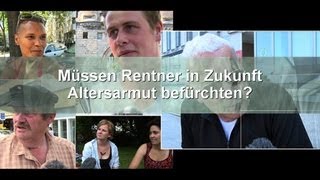 Umfrage  Meinungsbild Rente Altersarmut  Trailer Schulfilm Sozialwissenschaft [upl. by Kenta124]