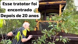 Trator D8 abadonado a mais de 20 anos é encontrado e veterano faz funcionar [upl. by Acsirp]