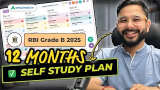 RBI Grade B 2025  365 Days Preparation Strategy  Self Study Plan  Sources  Anuj Jindal [upl. by Acinaj185]