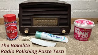 The Bakelite Radio Polishing Paste Test [upl. by Kelcey418]