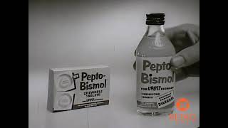 Norwich PeptoBismol tablets Commercial 1950s [upl. by Ellison]