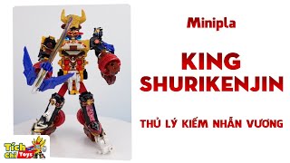 Review Đồ Chơi Minipla King Shurikenjin  Shuriken Sentai Ninninger  ニンニンジャー  Tích Chi Toys [upl. by Eibob210]