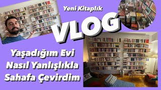 VLOG  Yanlışlıkla Kütüphanede Yaşamaya Başladım  Yeni Raflar Geldi İnanır Mısınız [upl. by Rieger278]