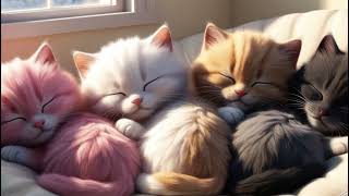 🐾 Cozy Kittens Naptime ❄️ No Ads Pure Relaxation  Cat Nap Compilation relaxingcats catlovers [upl. by Glynias]