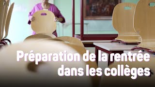 Préparation de la rentrée scolaire dans les collèges du ValdeMarne [upl. by Bertha283]