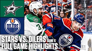 Dallas Stars vs Edmonton Oilers Game 6  NHL Western Conference Final  Full Game Highlights [upl. by Silvano319]