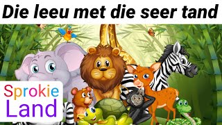 🦁 Die leeu met die seer tand  kinder stories afrikaans [upl. by Dnamra95]