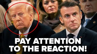 🤯Check out TRUMPs reaction This musical piece amazed everyone at the Notre Dame opening [upl. by Litton403]