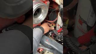 Replacing the intake NOx sensor on a Cummins ISB 67 [upl. by Barbabas699]