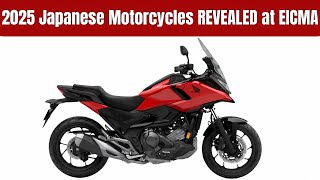 11 NEW 2025 Japanese Motorcycles REVEALED at EICMA 2024 Review [upl. by Mellen]