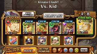 OPTC Kizuna Kid  Super Boss Dex 236 Bil [upl. by Caplan]