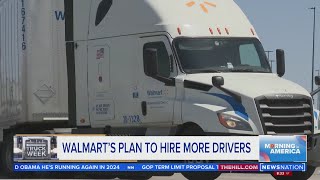 Walmart raises starting salary for truck drivers  Morning in America [upl. by Nylarad635]