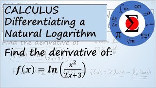 Calculus  Differentiating the Natural Logarithmic Function [upl. by Foushee404]