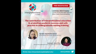 Global Cafe IPE in promoting academic success and safe practice in undergraduate nursing training [upl. by Leira]