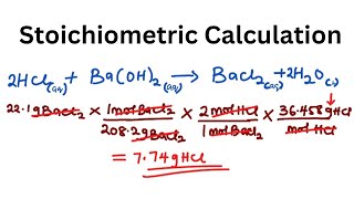 Stoichiometric Calculations Chemistry [upl. by Dabbs]