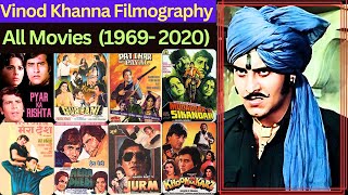 Vinod Khanna All Movies List 19692020  Vinod Khanna Filmography  Hit Or Flop  Blockbuster [upl. by Pokorny148]