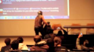 Batman vs Bane Lecture Prank  Syracuse University [upl. by Lucania428]