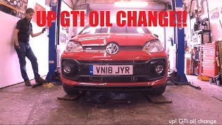 VW Up GTI  DIY Oil Change Guide amp Check [upl. by Mairam93]