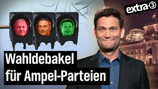 AmpelSchlappe bei Wahlen in Bayern und Hessen  extra 3 vom 12102023  NDR [upl. by Yehudit]