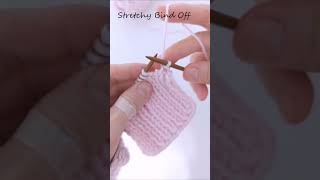 Stretchy Bind Off 1x1 Rib [upl. by Aicenad]