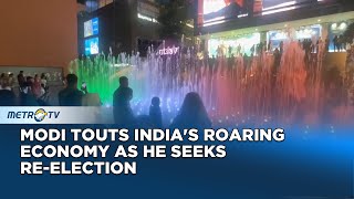 Modi Touts Indias Roaring Economy As He Seeks Re Election [upl. by Bruni762]